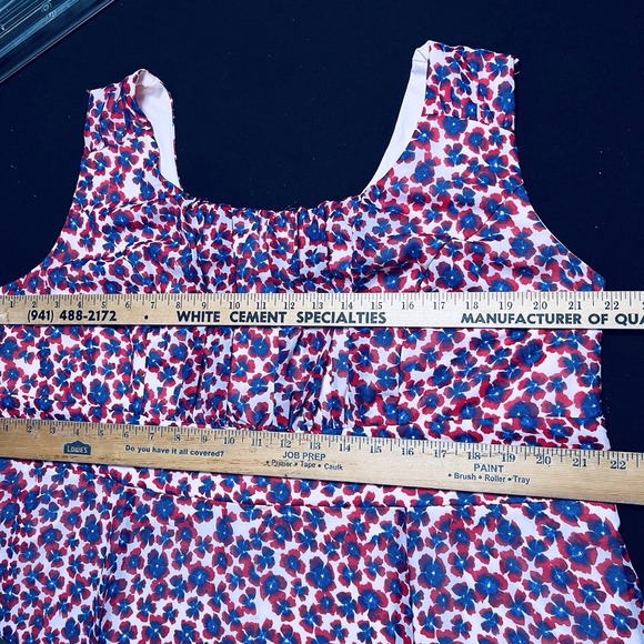 Dress CB Established 1962 Dress Plus Sz 20 Sleeveless Long Multi Color Floral - Picture 6 of 16